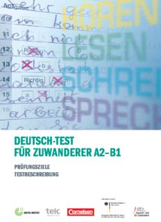 deutsch-test für zuwanderer a2–b1